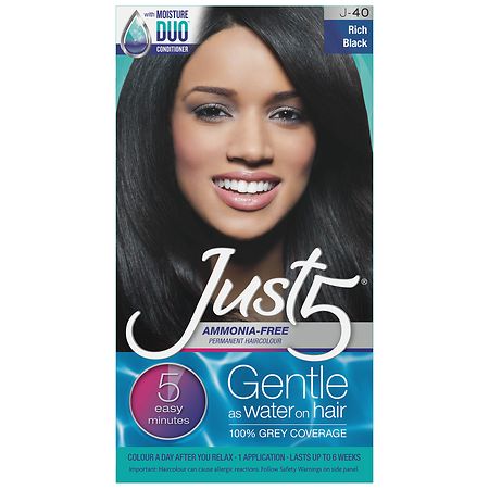 Just 5 Just 5 Women's Hair Color Rich Black