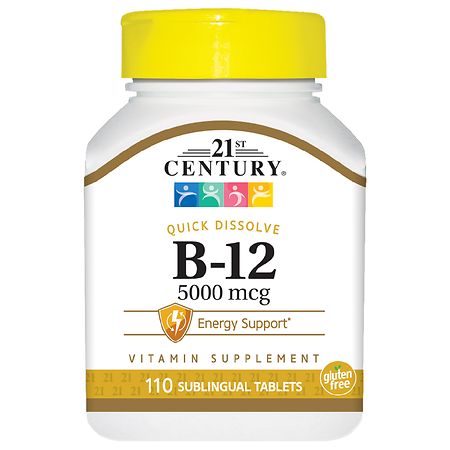 21st Century Sublingual Vitamin B-12 5000mcg