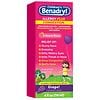 Children's Benadryl D Allergy Plus Congestion Liquid Grape-1