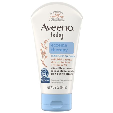 Aveeno Baby Eczema Therapy Moisturizing Cream with Oatmeal Fragrance-Free