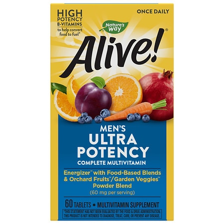 Alive! Once Daily Men's Ultra Potency Multivitamin Tablets