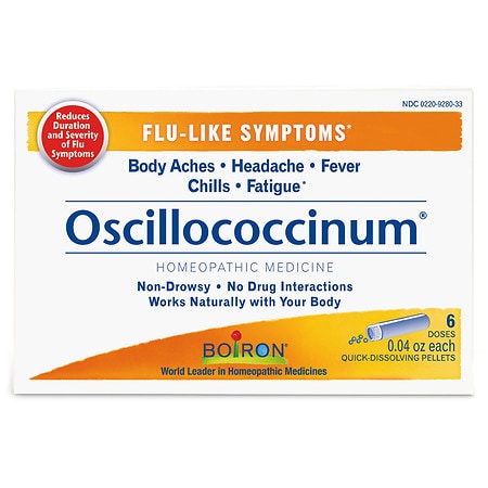 Boiron Oscillococcinum Homeopathic Medicine for Flu-Like Symptoms