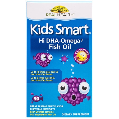 Real Health Laboratories Kids Smart Omega 3 Fish Oil Berry