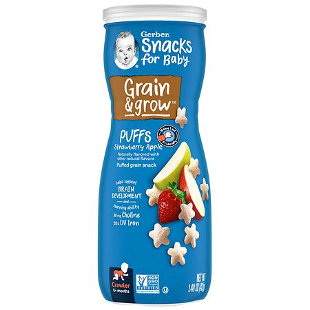 Gerber Puffs Clean Label Project Strawberry Apple