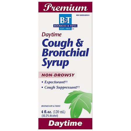 Boericke & Tafel Cough and Bronchial Daytime Syrup