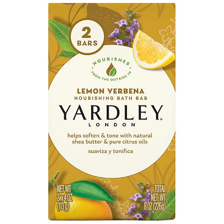 Yardley of London Nourishing Bath Bar Lemon Verbena with Shea Butter