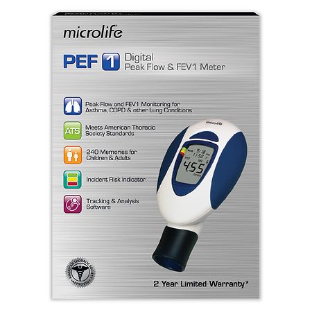 Microlife Digital Peak Flow Meter PF100