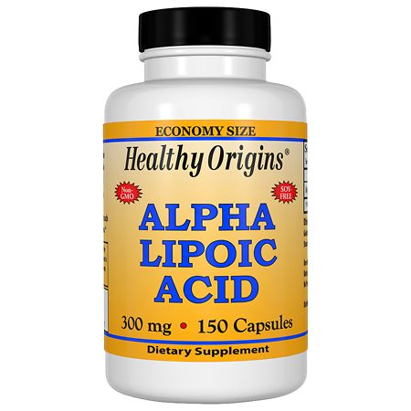 Healthy Origins Alpha Lipoic Acid, 300mg, Capsules
