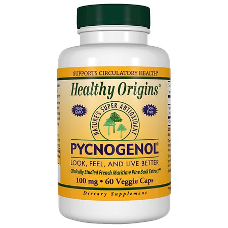 Healthy Origins Pycnogenol 100mg, Capsules
