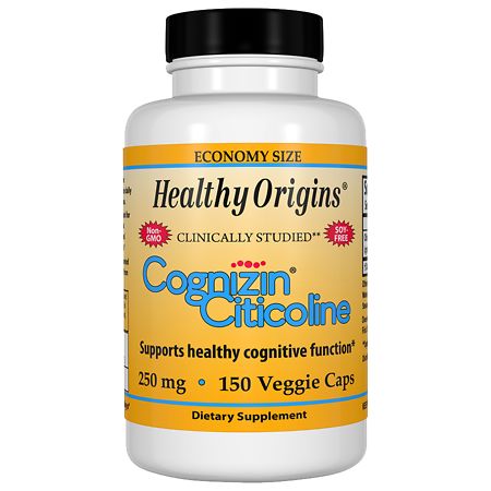 Healthy Origins Cognizin Citicoline, 250mg, Capsules