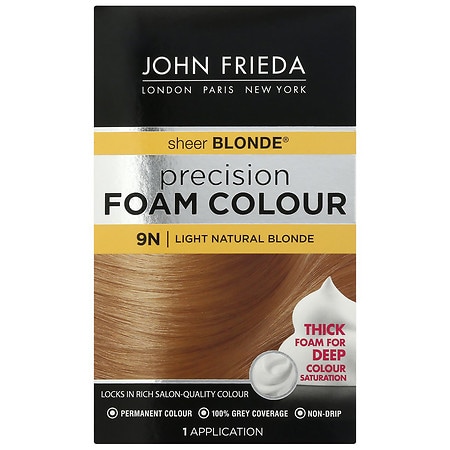 John Frieda Precision Foam Colour 9N Sheer Blonde Light Natural Blonde