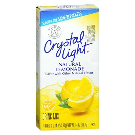 Crystal Light On the Go Drink Mix Lemonade
