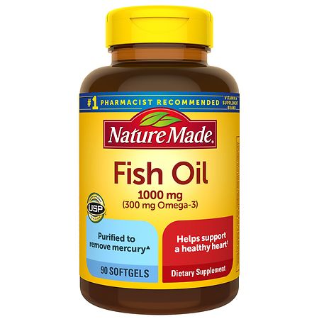Nature Made Fish Oil 1000 mg Softgels