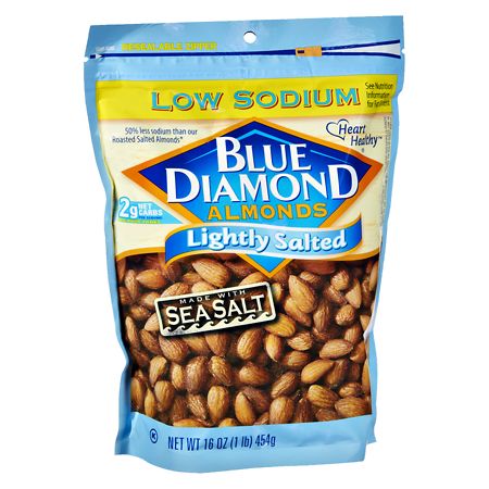 Blue Diamond Almonds Lightly Salted Sea Salt