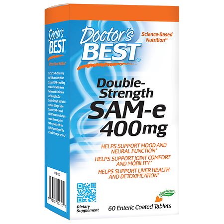 Doctor's Best Double-Strength SAMe, Enteric Coated Tablets