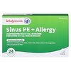 Walgreens Sinus PE + Allergy Maximum Strength Tablets-0