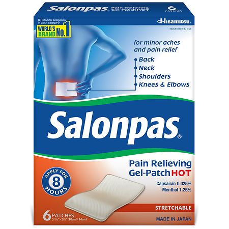 Salonpas Capsaicin Pain Relieving Gel Patches