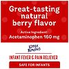 Little Remedies Infant Fever/Pain Reliever Acetaminophen, Dye-Free Berry-6