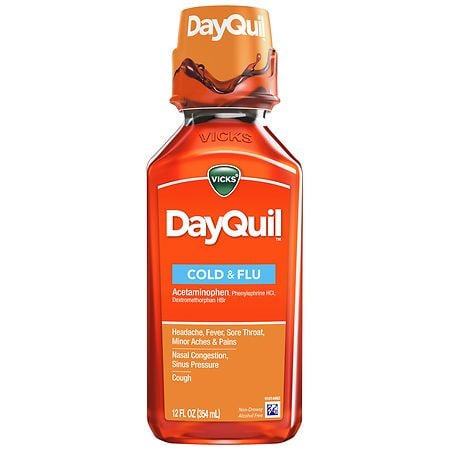 Vicks Dayquil Cold and Flu, Powerful Relief