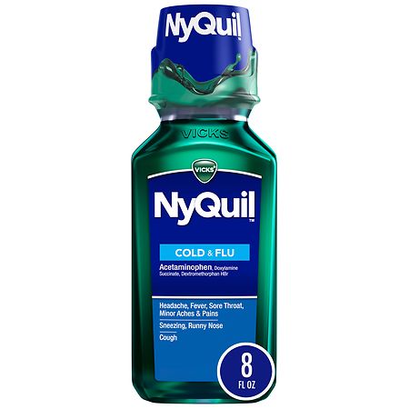 Vicks Nyquil Cold & Flu Nighttime Relief Original