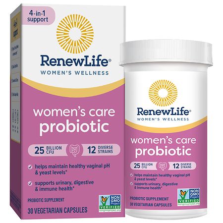 ReNew Life Women's Wellness, Women's Care Probiotic, 25 Billion CFU Per Capsule