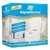 AquaSense Raised Toilet Seat with Lid, 4 Inch 4" White-2