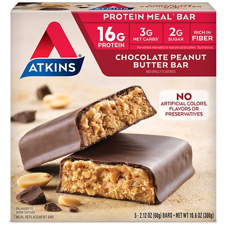 Atkins Advantage Meal Bars Chocolate Peanut Butter