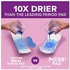 Poise Incontinence Pads & Postpartum Incontinence Pads, 5 Drop Maximum Absorbency 5 (48 ct)-6