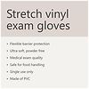Walgreens Stretch Vinyl Exam Gloves M-4