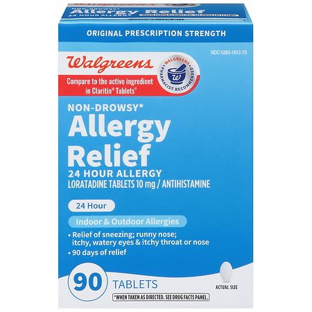Walgreens 24 Hour Allergy Relief Loratadine Tablets