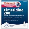Walgreens Cimetidine Tablets 200 mg, Acid Reducer for Heartburn Relief-0