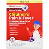 Walgreens Children's Pain & Fever Liquid Grape-1