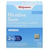 Walgreens Nicotine Gum, Sugar Free, 2mg Original-0