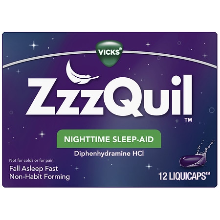 ZzzQuil Nighttime Sleep Aid LiquiCaps
