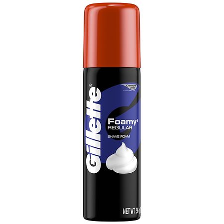 Gillette Foamy Foamy Men's Regular Shaving Cream, Travel Size