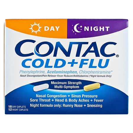Contac Cold & Flu Day/ Night Maximum Strength Caplets
