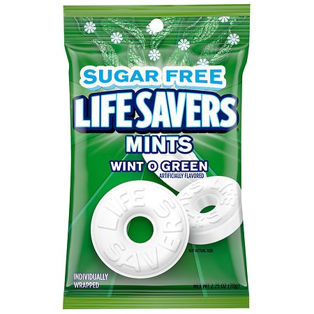 LifeSavers Sugar Free Mints Wint O Green