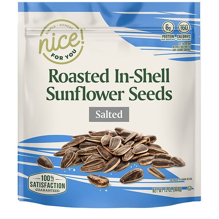 Nice! Roasted In-Shell Sunflower Seeds Salted
