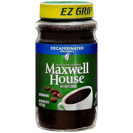 Maxwell House Instant Coffee Decaffeinated Original