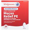 Walgreens Sinus Congestion Mucus Relief PE Tablets-0