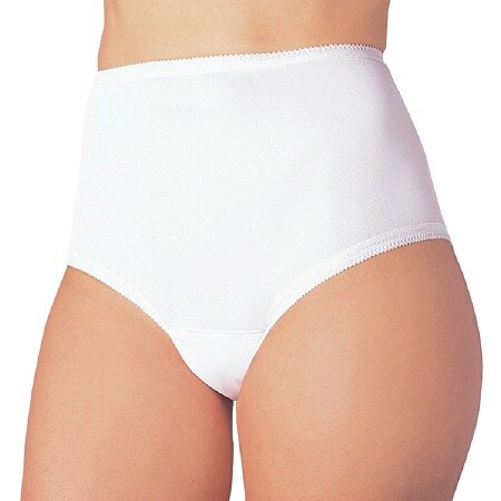 Wearever Reusable Women's Cotton Comfort Incontinence Panty Medium White