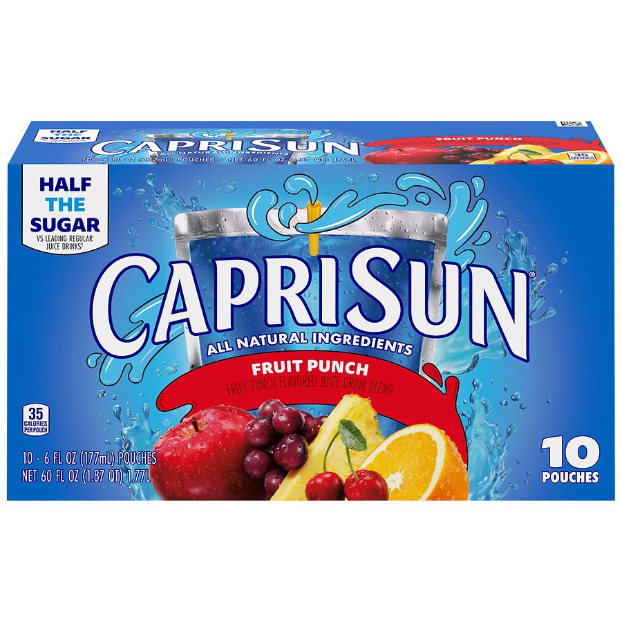 Capri Sun Juice Drink Blend Fruit Punch Walgreens