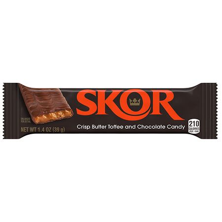 Skor Candy Bar Crisp Butter Toffee and Chocolate