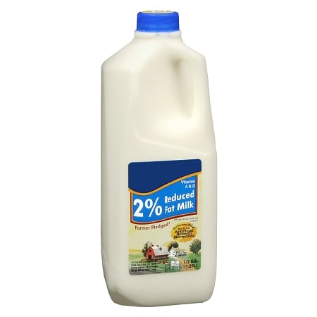 Prairie Farms Reduced Fat Milk 2% 1/ 2 Gallon