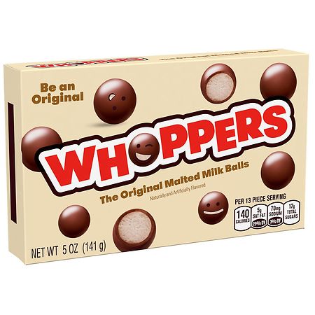 Whoppers Candy, Box Malted Milk Balls