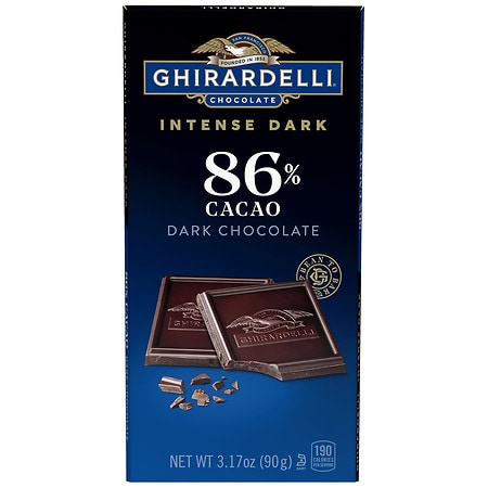 Ghirardelli Intense Dark Chocolate Bar 86% Cacao 86% Cacao