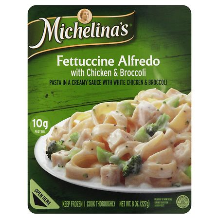 Michelina's Fettuccine Alfredo w/  Chicken & Broccoli Fettuccine Alfredo with Chicken & Broccoli