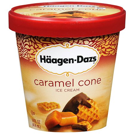 Haagen-Dazs Ice Cream Caramel Cone
