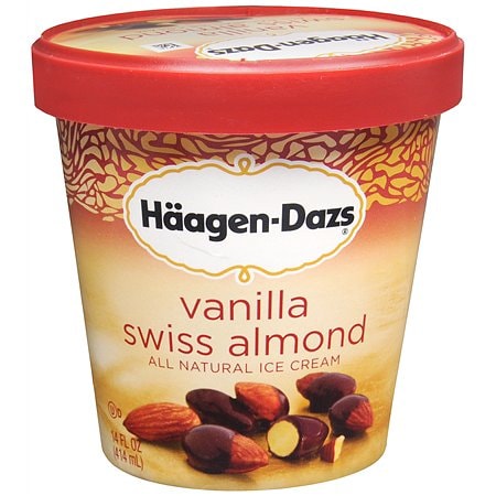 Haagen-Dazs Ice Cream Vanilla Swiss Almond