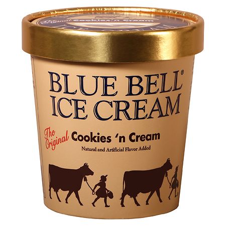 Blue Bell Ice Cream Cookies 'n Cream